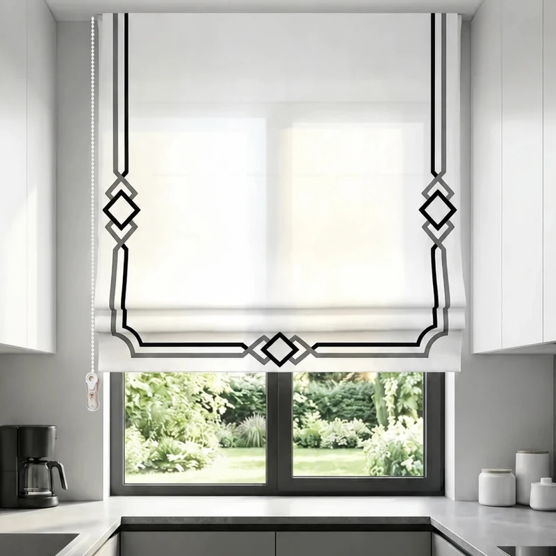 پرده زبرا بازرگانی زیو مدل LU-120 سایز 150 × 150 سانتی‌متر