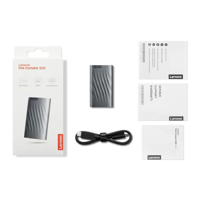 اس اس دی اکسترنال لنوو مدل PS6 ظرفیت 512 گیگابایت رابط USB 3.2 Gen1