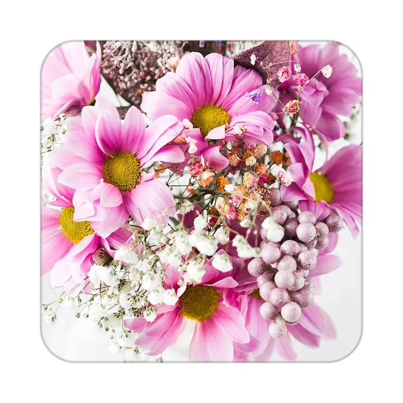 زیر لیوانی کاکتی طرح گل مدل mp19078