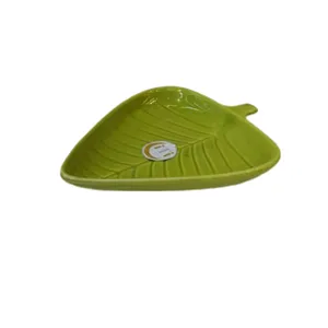 بشقاب میوه خوری مدل برگ