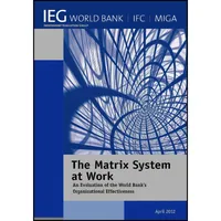 کتاب The Matrix System at Work اثر World Bank انتشارات World Bank Publications