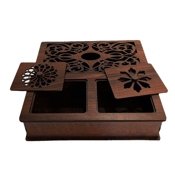 شکلات خوری طرح 3 درب چوبی