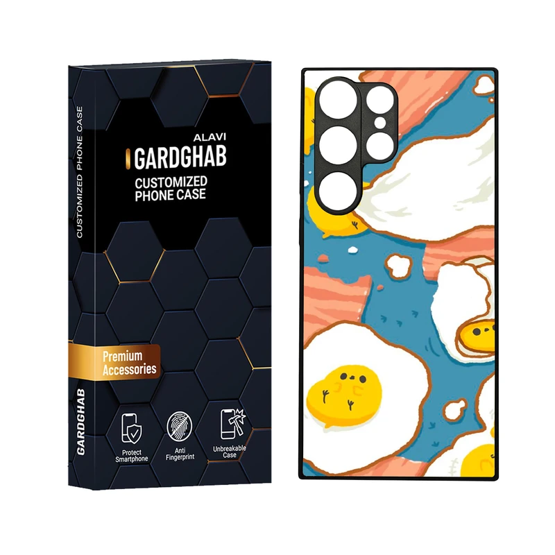 کاور گارد قاب علوی مدل دورژله ای مناسب برای گوشی موبایل سامسونگ Galaxy S23 Ultra