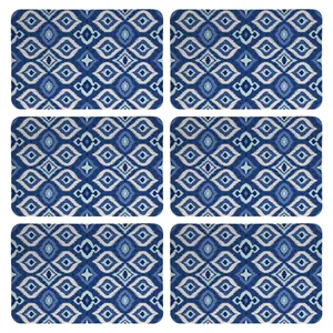 زیربشقابی طرح آبرنگی کد 9266 بسته 6 عددی 