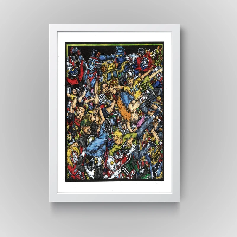 تابلو مدل دکوراتیو طرح فانتزی  کد N3505