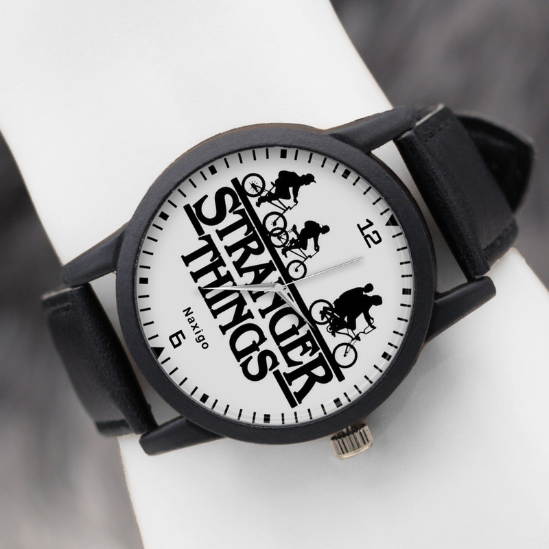 ساعت مچی عقربه ای ناکسیگو طرح Stranger Things کد LF4244