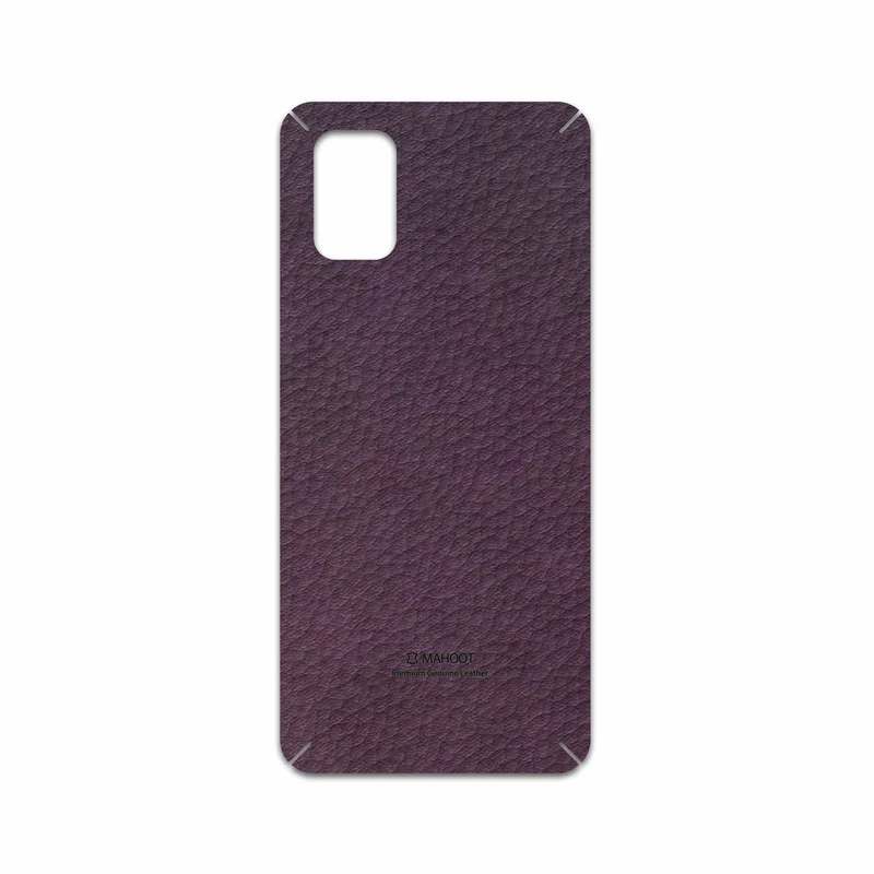 برچسب پوششی ماهوت مدل Purple-Leather مناسب برای گوشی موبایل سامسونگ Galaxy M51
