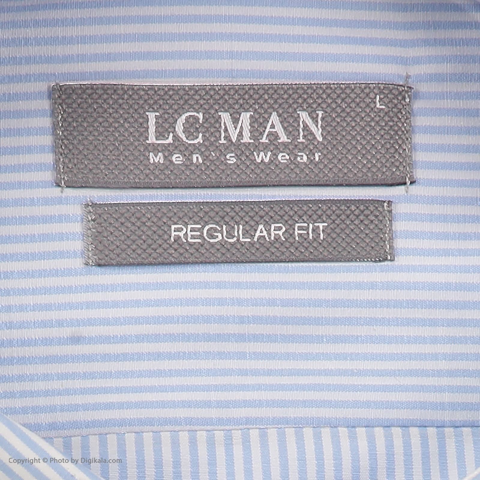 پیراهن آستین بلند مردانه ال سی من مدل 02181290-blue 175 -  - 5