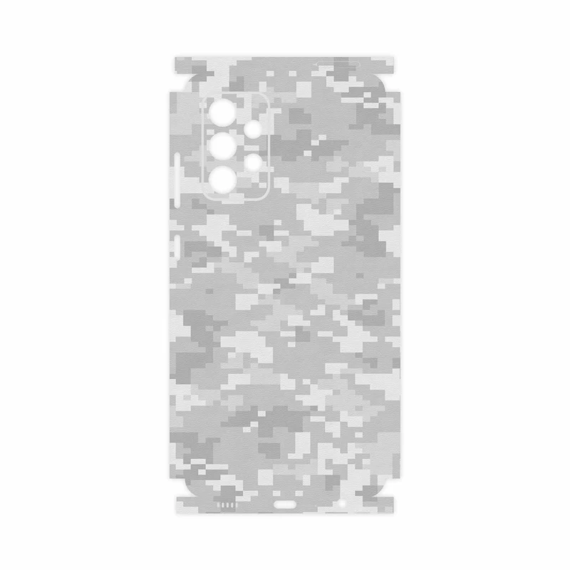 برچسب پوششی ماهوت مدل Army-Winter-Pixel-FullSkin مناسب برای گوشی موبایل سامسونگ Galaxy A52s 5G