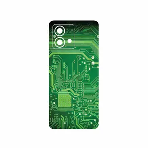 MAHOOT Green_Printed_Circuit_Board Cover Sticker for Motorola Moto G84