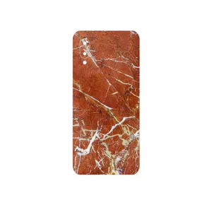 MAHOOT Red Marble Cover Sticker for Samsung Galaxy M02