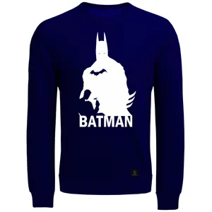 سویشرت مردانه 27 مدل BATMAN کد V13 رنگ سرمه ای