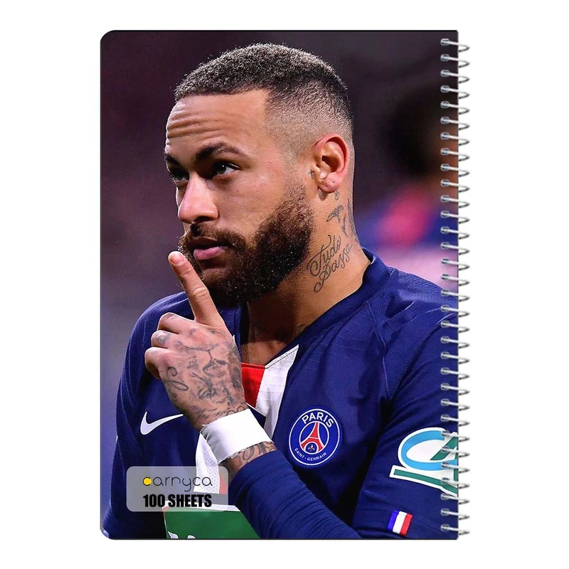 دفتر مشق 100 برگ سیمی کارنیکا طرح نیمار Neymar کد 23052