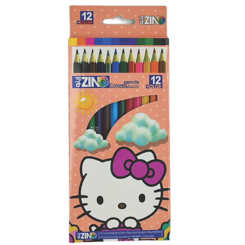 مداد رنگی زینو طرح کیتی