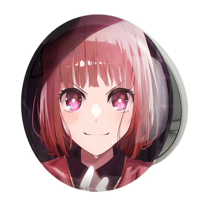 آینه جیبی خندالو طرح کانا آریما انیمه اوشی نو کو ستاره من Oshi No Ko مدل تاشو کد 27482 