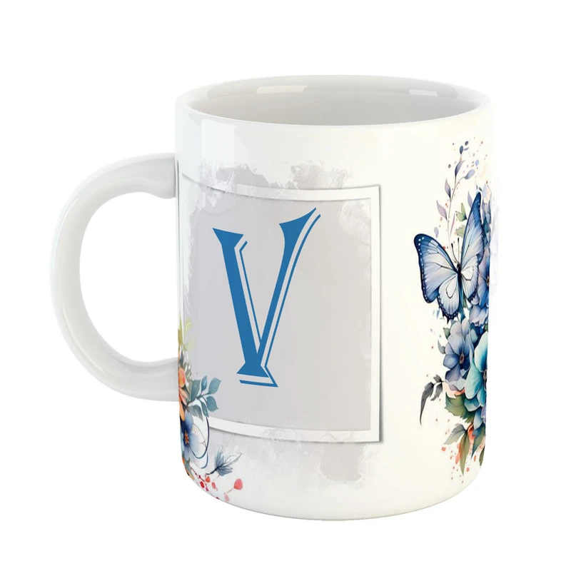 ماگ پاد افرین مدل پروانه طرح حرف V