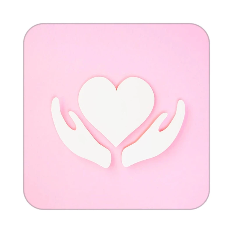 زیر لیوانی کاکتی طرح عاشقانه مدل mp40293