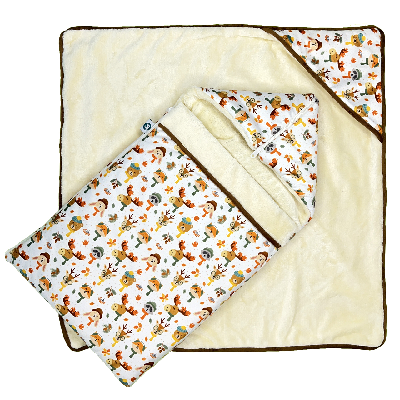 سرویس خواب نوزاد طرح گوزن مجموعه 2 عددی