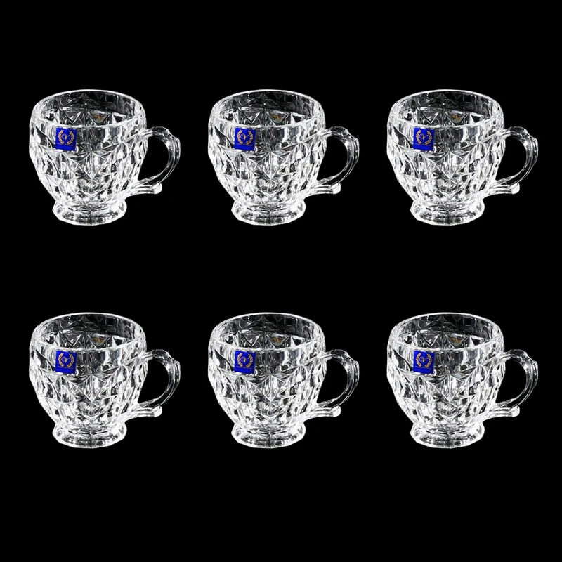 فنجان مدل آکوامارین بسته 6 عددی