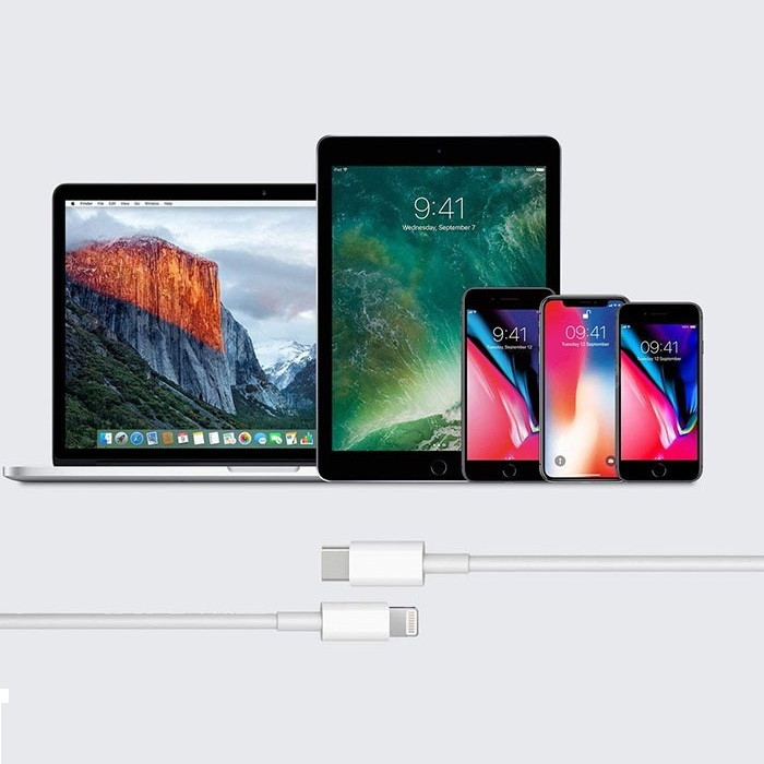 کابل تبدیل USB-C به لایتنینگ مدل 14Pro Max طول 1 متر