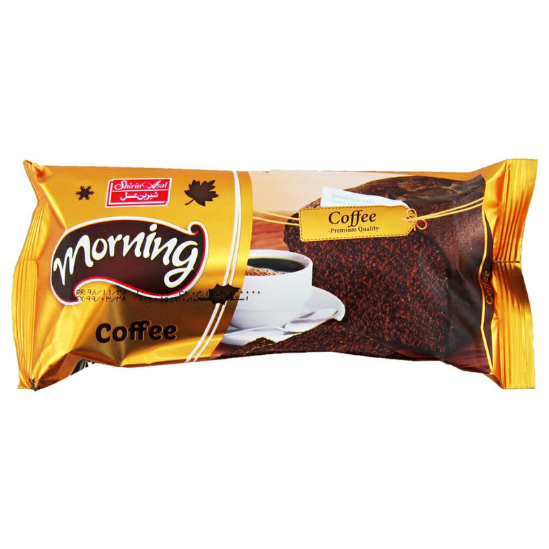 کیک صبحانه قهوه مورنینگ شیرین عسل - 100 گرم بسته 12 عددی