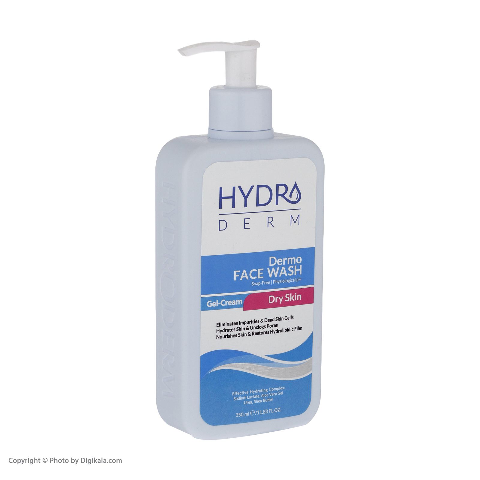 ژل شستشو صورت هیدرودرم مدل Dermo مناسب پوست های خشک حجم 350 میلی لیتر -  - 3