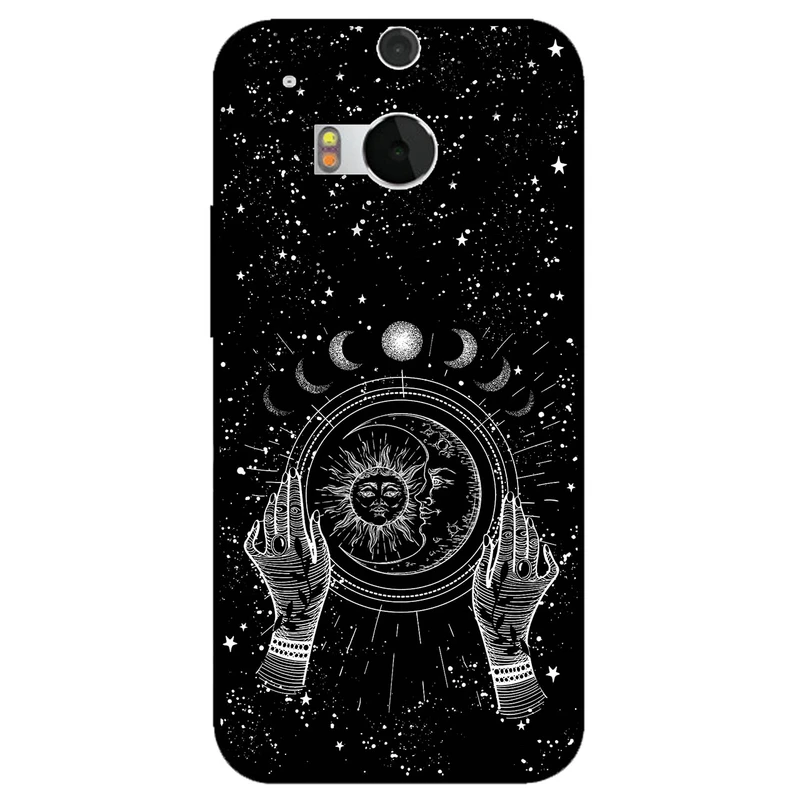 کاور مگافون طرح ماه و خورشید مدل 1892 مناسب برای گوشی موبایل اچ تی سی One M8 