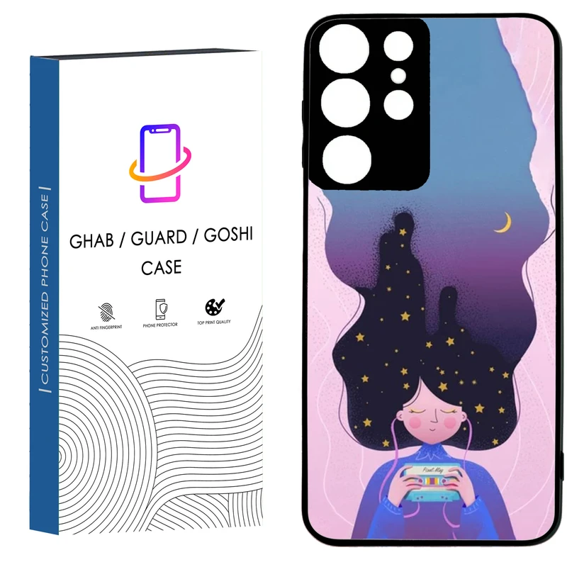 کاور قاب گارد گوشی طرح دخترانه کد 74 - TPU مناسب برای گوشی موبایل سامسونگ Galaxy S21 Ultra / S20 Ultra
