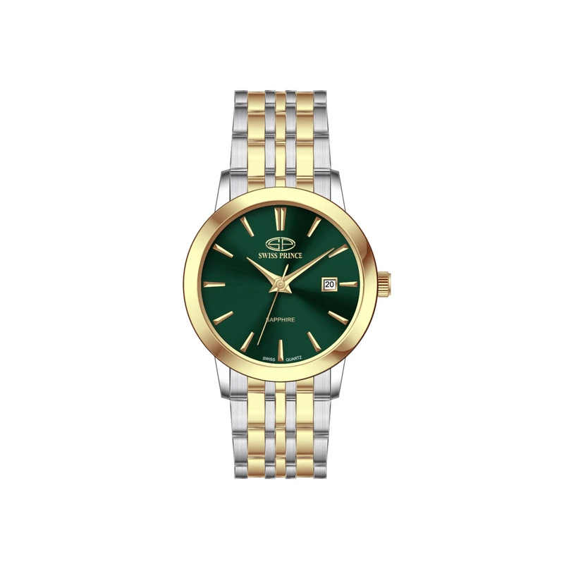ساعت مچی عقربه‌ای کوارتز زنانه سوئیس پرینس مدل SP2026L.30.6
