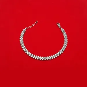 دستبند نقره زنانه مدل AMT_D020