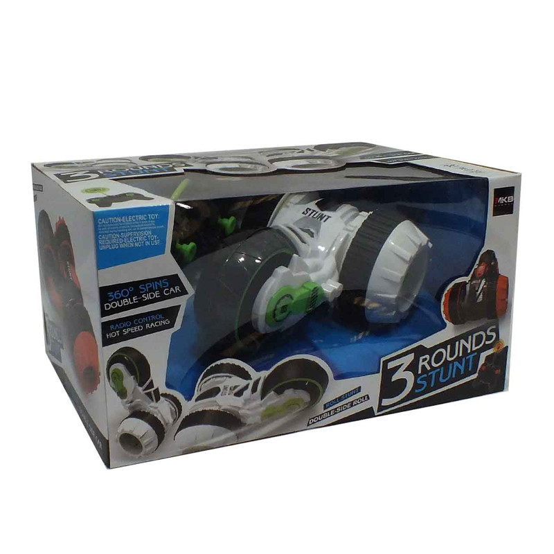 ماشین بازی کنترلی مدل سه چرخ کد 3ROUNDS STUNT MKB 5588-605