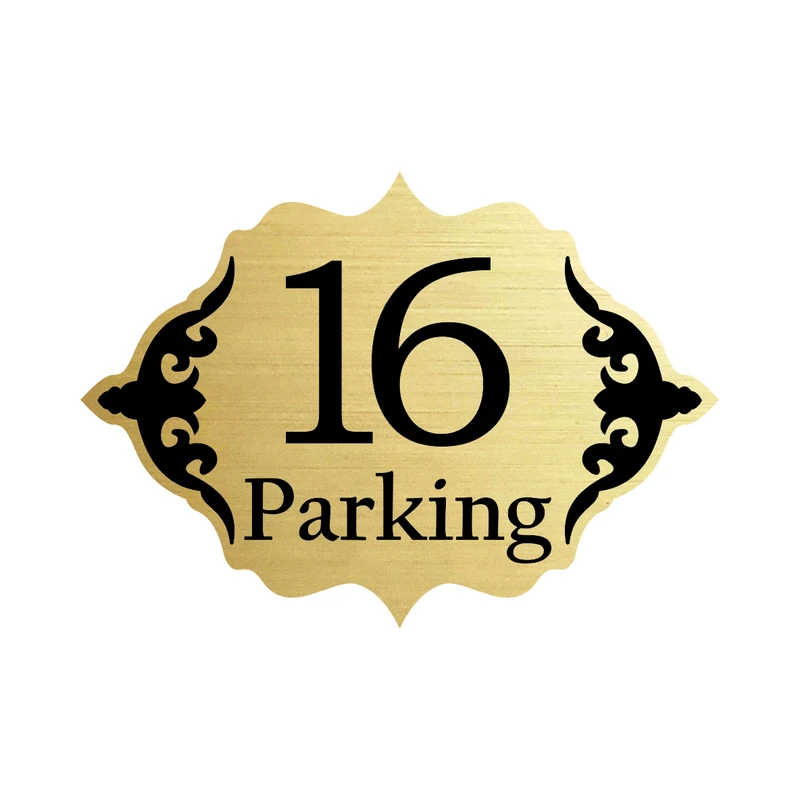 تابلو راهنما طرح 1 مدل تابلو پارکینگ واحد 16