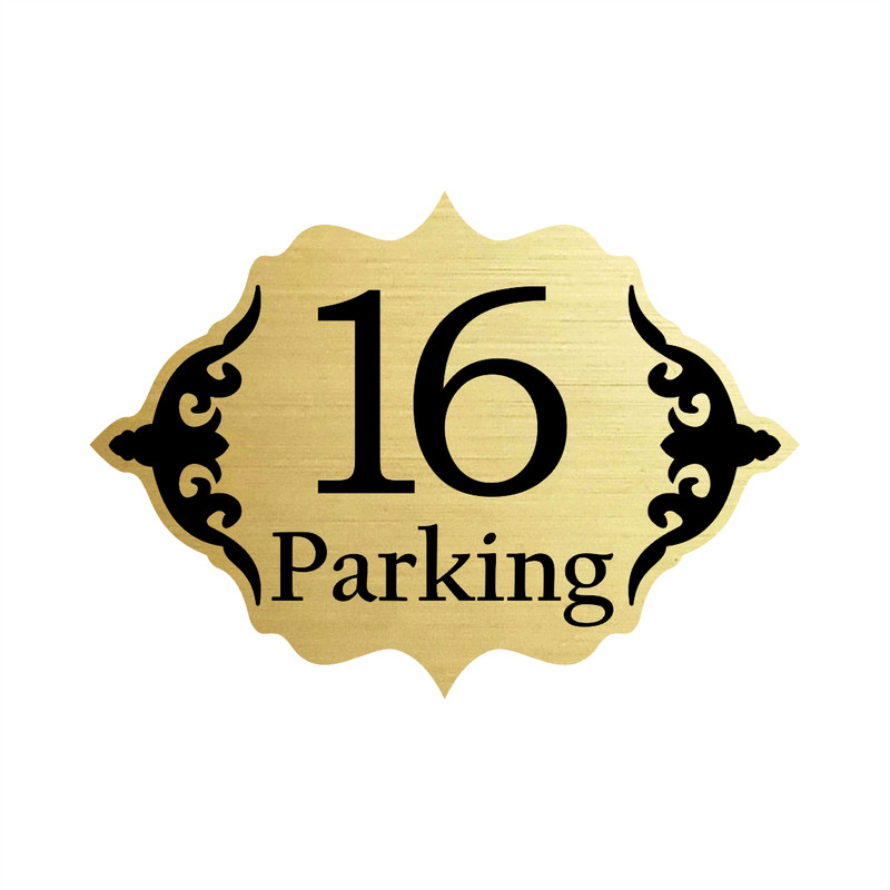 تابلو راهنما طرح 1 مدل تابلو پارکینگ واحد 16