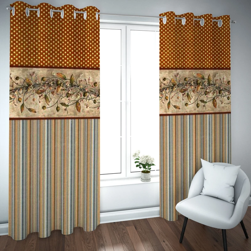 پرده مدل چاپی هازان سایز 300×150 سانتی متر 