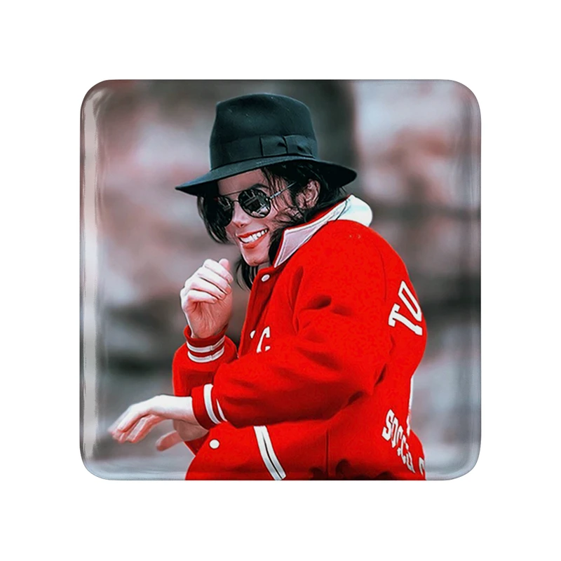مگنت خندالو طرح مایکل جکسون Michael Jackson  مدل مربعی کد 19221