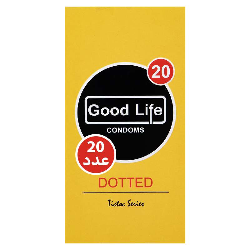 کاندوم گودلایف مدل DOTTED20 بسته 20 عددی