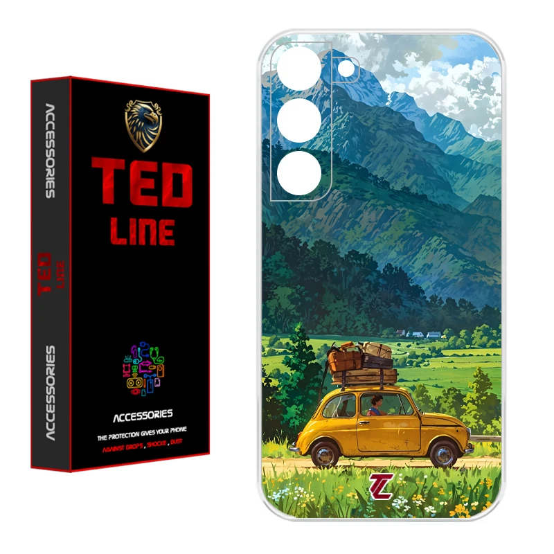 کاور تدلاین طرح سفر کد 1165 مناسب برای گوشی موبایل سامسونگ Galaxy S21 FE