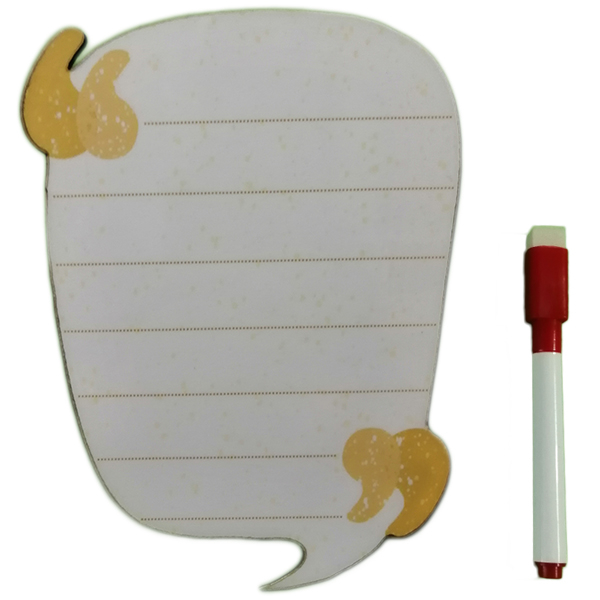 تخته وایت برد کد 27 سایز 21x16 سانتی متر به همراه ماژیک