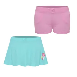 ست دامن و شلوارک دخترانه لوپیلو مدل 084