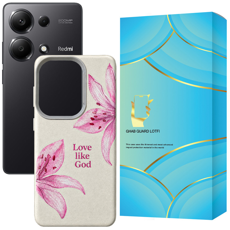 کاور قاب گارد لطفی مدل LILYSG مناسب برای گوشی موبایل شیائومی Redmi Note 13 Pro 4G / Poco M6 Pro 4G
  
