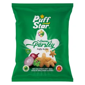 اسنک چهارجوانه پف استار با طعم پیازجعفری - 50 گرم