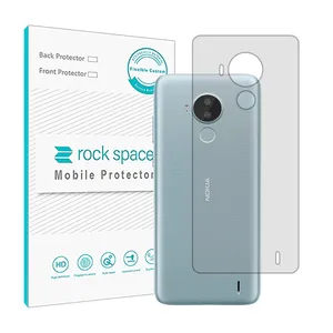 Rockspace HyGEL Transparent phone back protector suitable for Nokia C30 mobile phone