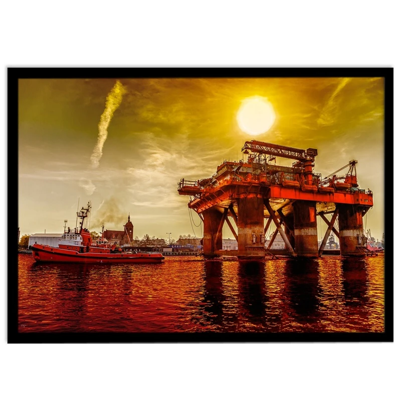 تابلو نوری بکلیت طرح سکوی نفتی مدل B-S1548