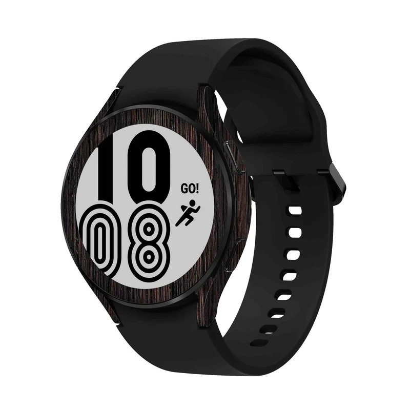  برچسب ماهوت طرح Burned-Wood مناسب برای ساعت هوشمند سامسونگ Watch4 44mm