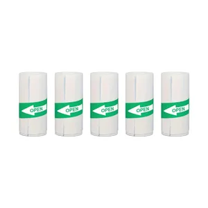 رول کاغذ پرینتر  حرارتی مدل پشت چسبدار بسته 5 عددی