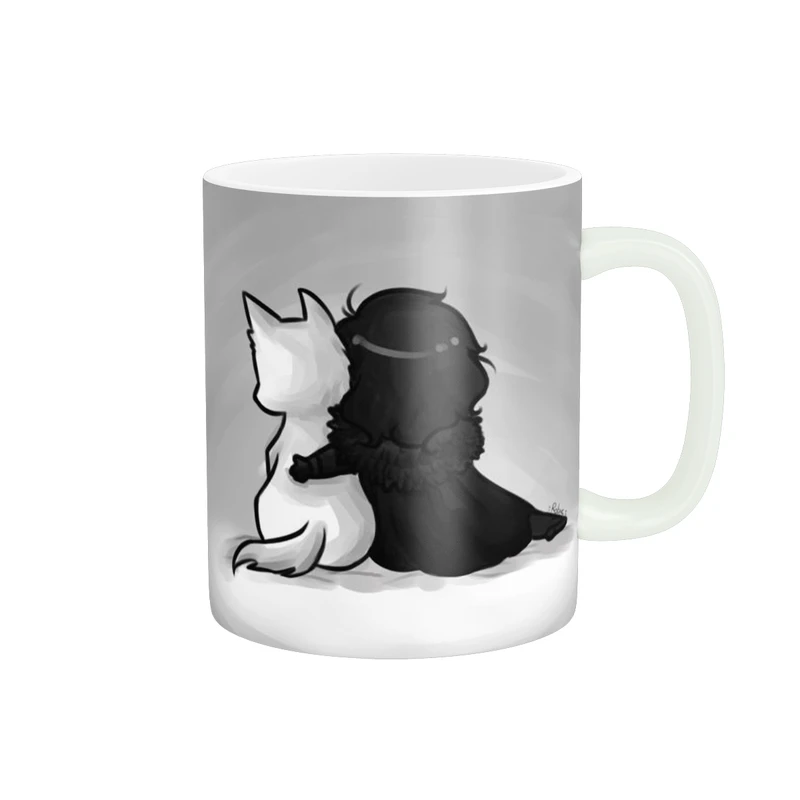 ماگ پاد آفرین مدل فانتزی بازی تاج و تخت و گرگ کد 531