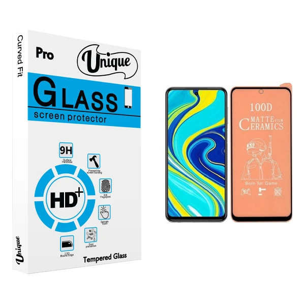 محافظ صفحه نمایش مات يونيک مدل +Clear مناسب برای گوشی موبایل شیائومی Redmi Note 9S