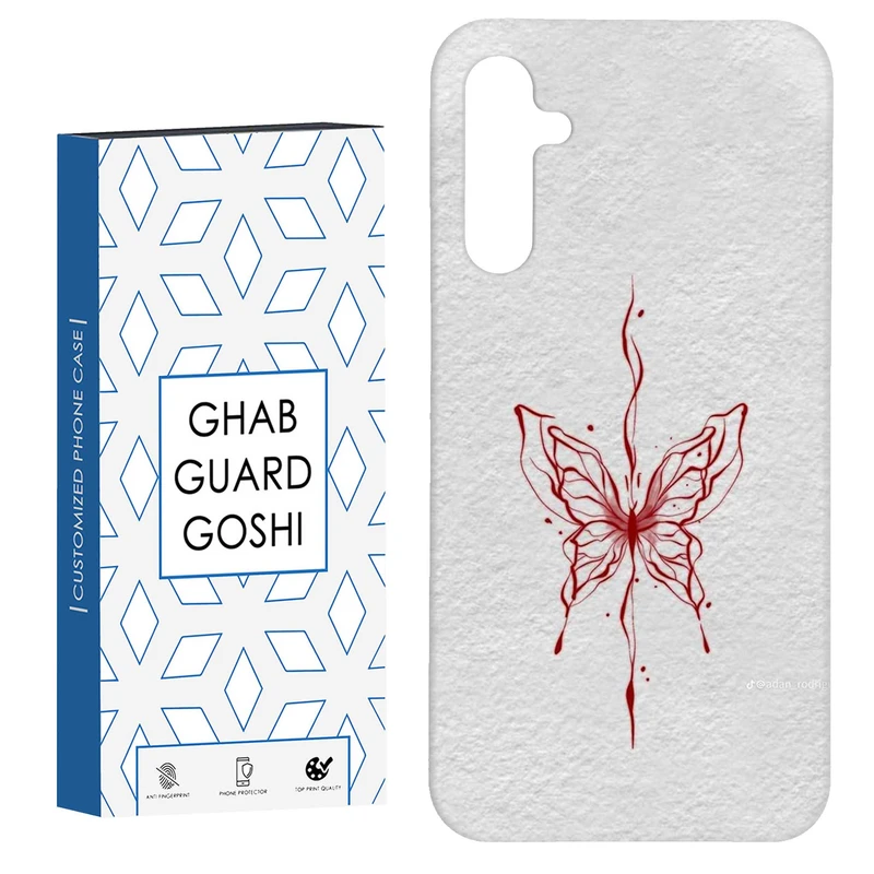 کاور قاب گارد گوشی طرح پروانه کد Dimo-915 مناسب برای گوشی موبایل سامسونگ Galaxy A14