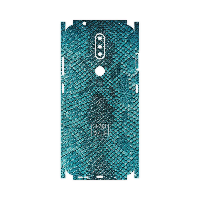 برچسب پوششی ماهوت مدل Blue Snake Skin-FullSkin مناسب برای گوشی موبایل نوکیا 2.4