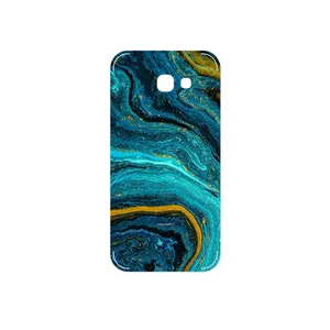 MAHOOT Turquoise marblewith golden streaks Cover Sticker for Samsung Galaxy A5 2017